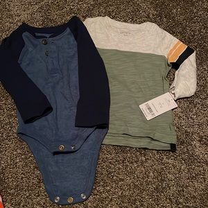 2 Long Sleeve Shirts. 3 months